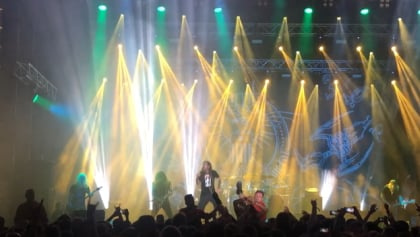 Watch LAMB OF GOD Play First Concert Of Summer 2022 European Tour Without Guitarist WILLIE ADLER